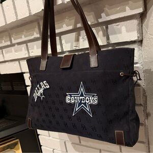 Dallas Cowboys Dooney & Bourke Navy Blue Tote Bag